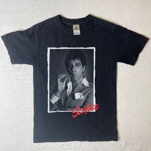 Scarface Tony Montana T Shirt Black Alstyle Apparel Size Small Movie Graphic Tee